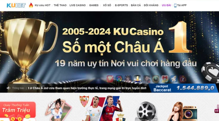 Nhà Cái Kubet77 Trong Thị Trường Với Kho Game Ấn Tượng Hàng Đầu Như Live Casino, Slot Game, Cá Độ Bóng Đá,…